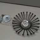 10 inch Steel Wire Wheel Brush Grass Trimmer Head Weed Cleaning Garden Cutter