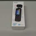 W & O Vlogging Camera with 180° Rotating Lens, Pocket Body Camera with Audio & Video Recording,7-Hour Battery, Handheld POV Cameras with 32GB Card, Easy One-Button Recording for Travel,Daily Life (Black)