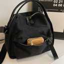 Casual Nylon Front Pocket Handbag Lightweight Large Capacity Cross Body Bag Outdoor Shoulder Bags for Women 2026