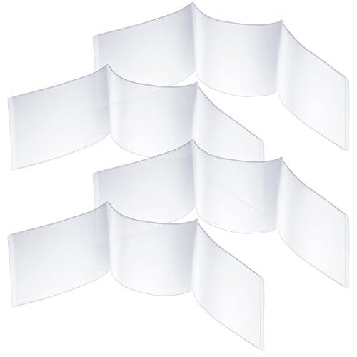 4Pcs 2026 Mahjong Card Sleeve, Fit Large Print Size(6 1/8”x4 3/4”), Plastic Clear Mahjong Card Protector Cover Holder, Soft Scorecard Cover Mah Jiong Accessories for Friends Gathering Travelling Gift