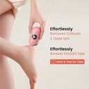 Electric Foot Callus Remover Tool: Rechargeable Foot File Callus Remover for Women Men, Professional Electronic Feet Grider for Cracked Dead Skin Home Salon (Pink)