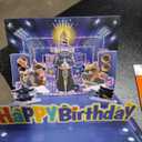 Birthday Card, Funny Birthday Cards for Men Women Kids, Exquisite MUSICAL & SHAKING & LIGHTING Rock Band Dog Pop-up Greeting Card Gifts with Envelope, 6.1 x 6.1 Inch