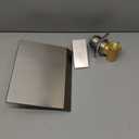 Upgraded Wall Mount Tub Filler Faucet with Handheld Shower, DASAN Modern Wall Mounted Bathtub Faucet Brushed Nickel High Flow Waterfall Tub Faucet with Rough in Valve, SA-TF04WH-BN