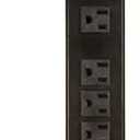 Prime Wire & Cable PB801120 6-Outlet Metal Power Strip with 14-3 SJT 10-Feet Cord,Black
