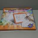 IMAGE A4 LED Tracing Pad for Kids, Rechargeable Light Up Drawing Tablet Board Children Portable Art Christmas Gift for Boys Girls Ages 6+(with 10 Traceable Sheets), Durable & Fun Creative Toy(Orange)