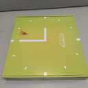 HZDHCLH Black Wall Clocks Battery Operated,12 inch Silent Non Ticking Modern Clock for Wall, 3D Numbers Wall Clock for Kitchen Bedroom Living Room Office Classroom Decor (Black-Gold)