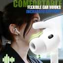 Seltureone 6 Pairs Ear Hooks Compatible with AirPods Pro 3 Ear Tips [Added Storage Pouch], Sport Anti-Slip for AirPods Pro 3 Accessories 2025 with Cleaning Kit and Carabiner