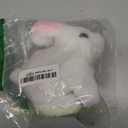 Hopearl Hopping Rabbit Interactive Electronic Pet Plush Bunny Toy with Sounds and Movements Animated Walking Wiggle Ears Twitch Nose Gift for Toddlers Birthday, White, 7''