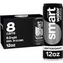 smartwater Alkaline with Antioxidant Water Cans, 12 fl oz, 8 Pack (BBD 02/09/26)