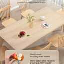 VEVOR Clear Table Cover Protector, 1.5mm Thick 36 x 72 in PVC Plastic Tablecloth, Waterproof & Oil Spill Proof, Customizable Rectangle Table Cover for Writing Desk, Coffee Table, Dining Room Table