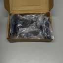 12 Pack - 12 inch Black Hidden L Shelf Bracket (1/5 Inch Thicked) Iron Floating Shelf Brackets Rustic Industrial Metal Brackets for Shelf Support