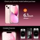 UNBREAKcable 4PCS Screen Protector for iPhone 13-2 Privacy Tempered Glass+2 Clear Glass Double Shatterproof [Easy Installation Frame] [9H Hardness] [Case Friendly] Anti-Scratch for iPhone 6.1 inch