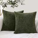2 Pilowcovers 18×18 Green 