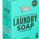 Ingredients Matter Powder Laundry Soap - Fragrance Free, Hypoallergenic Detergent, Natural & Eco-Friendly, Plastic Free, Made in USA, Natural Essential Oils & Dermatologist Tested - 15 oz, 30 Loads