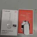 AirFly Pro 2 Deluxe  Bluetooth Adapter for Airplane, Pair 2 AirPods or Wireless Headphones  3.5mm AUX Bluetooth Transmitter/Receiver for Cars, Boats, Treadmills, TVs  Airplane Travel Essentials (White)