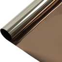 HOHOFILM 60" x 9.8ft Roll Bronze Silver Window Film One Way Vision Privacy Protection Residential Glass Tint Self Adhesive Sun Blocking Heat Control