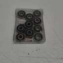 10 Pack Flanged Ball Bearing ID 1/2" x OD 1-3/8", Pre Lubricated,Stable Performance,Cost Effective,Suitable for Lawn Mower, Wheelbarrows, Carts & Hand Trucks Wheel Hub