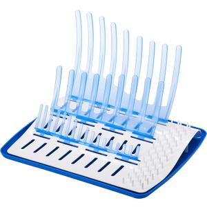 Dr. Brown's Folding Baby Bottle Drying Rack for Easy Storage, Dry Nipples, Pacifiers and Other Baby Essentials, BPA-free (Folding Drying Rack)