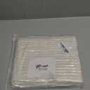 Home Brilliant 24x24 Pillow Covers Set of 2 Striped Velvet Corduroy Euro Throw Pillow Sham Large Cushion Covers for Chair Christmas Decor, 24 x 24 inch, Cream Cheese