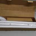 Zeerobee Curtain Rods for Windows 72 to 144, 1 Inch Industrial Wrap Around White Curtain Rod, Indoor/Outdoor Room Divider Adjustable Drapery Pole, 72"-144"