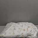 KeaBabies Toddler Pillow with Pillowcase, Jumbo 14X20 - Soft Organic Cotton Toddler Pillows for Sleeping - Machine Washable - Perfect for Travel, Toddler Bed Set (Safari Echo)