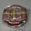 Plaid Christmas Plates and Napkins,Plaid Dinnerware Buffalo plaid Christmas Red and Green Plates and Napkins for Winter christmas Holiday Decorations