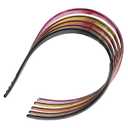 5pcs Women Hoop Headbands Resin Teeth Comb Non-Slip Hair Accessories for Daily Wear and Sports