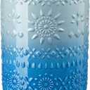 LOVECASA Extra Large Kitchen Utensil Holder, 7.2" Ceramic Farmhouse Utensil Holder For Kitchen Dcor Countertop With Heavy And Sturdy Base, Utensil Crock Organizer, Blue