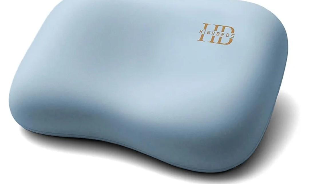 HighBeds Cervical Neck Pillow for Memory Foam – Soft Ergonomic Side Sleeper Pillow for Neck Pain Relief, Ice Silk Zipperless Pillowcase, Eco-Friendly and Durable Material