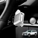YOUTOOCAR Column Gear Shift Knob Cover Compatible with Hyundai Santa Fe 2024-2026, Tucson 2025-2026, Kona 2024–2026, Sonata 2023–2026 Accessories (Silver)