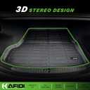 HAFIDI Floor Mats & Cargo Liner Set Fit for 2019-2026 Genesis G70 RWD All Weather Protection TPE Anti-Slip Automotive Full Set Floor Liners Custom Accessories - Black