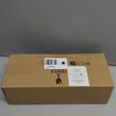 PiuPet Cat Bowl 8.5 fl oz with Rack, Set of 2 Bowls for Cats and Small Dogs, White Ceramic Cat Bowls for Easy Cleaning with Stylish and Non-Slip Bamboo Frame I Ideal Ergonomic Cat Food Bowl Set