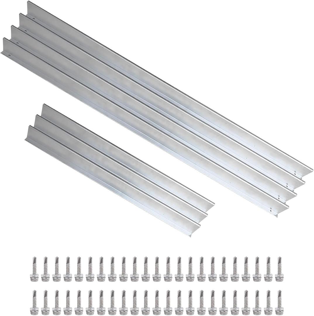 Heavy Duty Garage Door Support Reinforcement Strut Kit for 16FT Garage Door, U-Bar Support Bracket