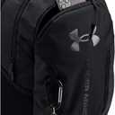 Under Armour Unisex-Adult Hustle 6.0 Backpack, (003) Black/Black/Black, One Size Fits Most (Black)