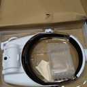 Headband Magnifying Glass with Light, Rechargeable Head Magnifying Glasses 1X to 14X, Magnifier Headset with 6 Detachable Lens, Hands Free Head Mount Magnifier for Close Work Jewelry Crafts (White)