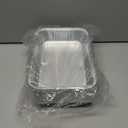 Matchwaves Drip Pans for Weber, Disposable Aluminum Foil Grease Trays for Weber Grills, Universal Replacement Liners for Weber Series, 8.6" x 6" - 20 Pcs