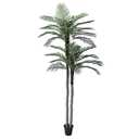 Nafresh 10ft Tall UV Resistant Faux Palm Tree, 120in Artificial Palm Tree Indoor Outdoor with Real Bark and Realistic Leaves and for Home House Office Living Room Yard Patio.