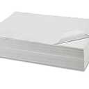 White Craft Paper - 100 Sheets of 8" x 11"; Ideal for Paints, Wall Art, Easel Paper, Gift Wrapping Paper and Kids Crafts - Made in USA