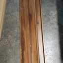 MBYD 48 Inch Wood Photo Picture Ledge Shelf, Light Walnut Wall Floating Nursery Book Shelves, Wall Mount Hanging Display Shelves for Bedroom Office Bathroom Living Room Dcor, 3 Same Sizes