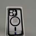 ESR for iPhone 15 Pro Case, Compatible with MagSafe, Full-Body Military-Grade Drop Proof Case for iPhone 15 Pro with Built-in 9H+ Tempered Glass Screen Protector, Clear Black