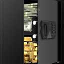 3.3 Cubic Feet Large Safes for Home Use Fire and Water proof, Digital Security Safe with Key and Combination, Home Safes Water and Fireproof for Firearm Medicine Money Valuables