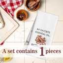 Bacon Towel, 16x24 Inch Funny Kitchen Hand Dishcloth, Absorbent Quick Dry Cloth Dish Tea Towels, Best Housewarming Gifts for Family Friends, Kitchen Table Decoration-A03