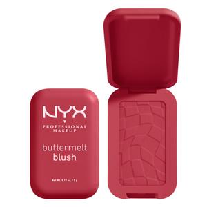 NYX PROFESSIONAL MAKEUP Buttermelt Powder Blush, Fade and Transfer-Resistant Blush, Up to 12HR Make Up Wear, Vegan Formula - Back And Butta (0.17 Ounce (Pack of 1))