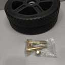 2 Pack 10" Lawn Mower Wheels, Push Mower Wheel kits Includes Bolts & Nuts, Fit Standard Pressure Washer, Garden Cart, Air Compressor, Wheelbarrow, Handtruck, Generator Wheel, Lawn Tractors