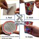Universal Cup Lid. Vacation Essentials Cruise Must Haves and Disney World Essentials and DisneyLand Essentials. Cruise Necessities for Parents and Adults with Kids (50 Pack)