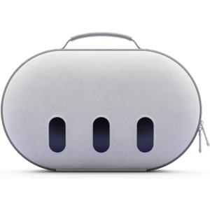 Aubika for Meta Quest 3 Case, Hard Carrying Case for Oculus Quest 3 Accessories, Compatible with Quest 2/Pico 4 Headset, Travel and Storage (Gray)