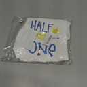 Baby Girls Half First Birthday Embroidery Candy Romper Baby Boys on The Way to One Birthday Outfit 6-9 Months