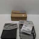 SNTD Dish Drying Rack - Extendable Dish Rack, Large Sink Drying Dish Drainer for Kitchen Counter, Stainless Steel Dish Strainer with Utensil Holder (Black)