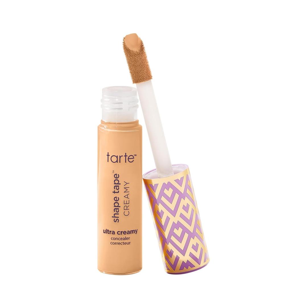 tarte shape tape creamy concealer  Full-Coverage, Hydrating, Natural Matte Finish Formula for Under Eye, Dark Circles, Fine Lines, Redness, Dermatologist-Tested, Vegan, Cruelty-Free (Brown)