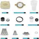 350089 Volute Assembly with Housing, Lid, Locking Ring, Basket, Unions, and Seal Plate Compatible with Pentair Superflo Pool Pump and Spa Inground Pump 353010